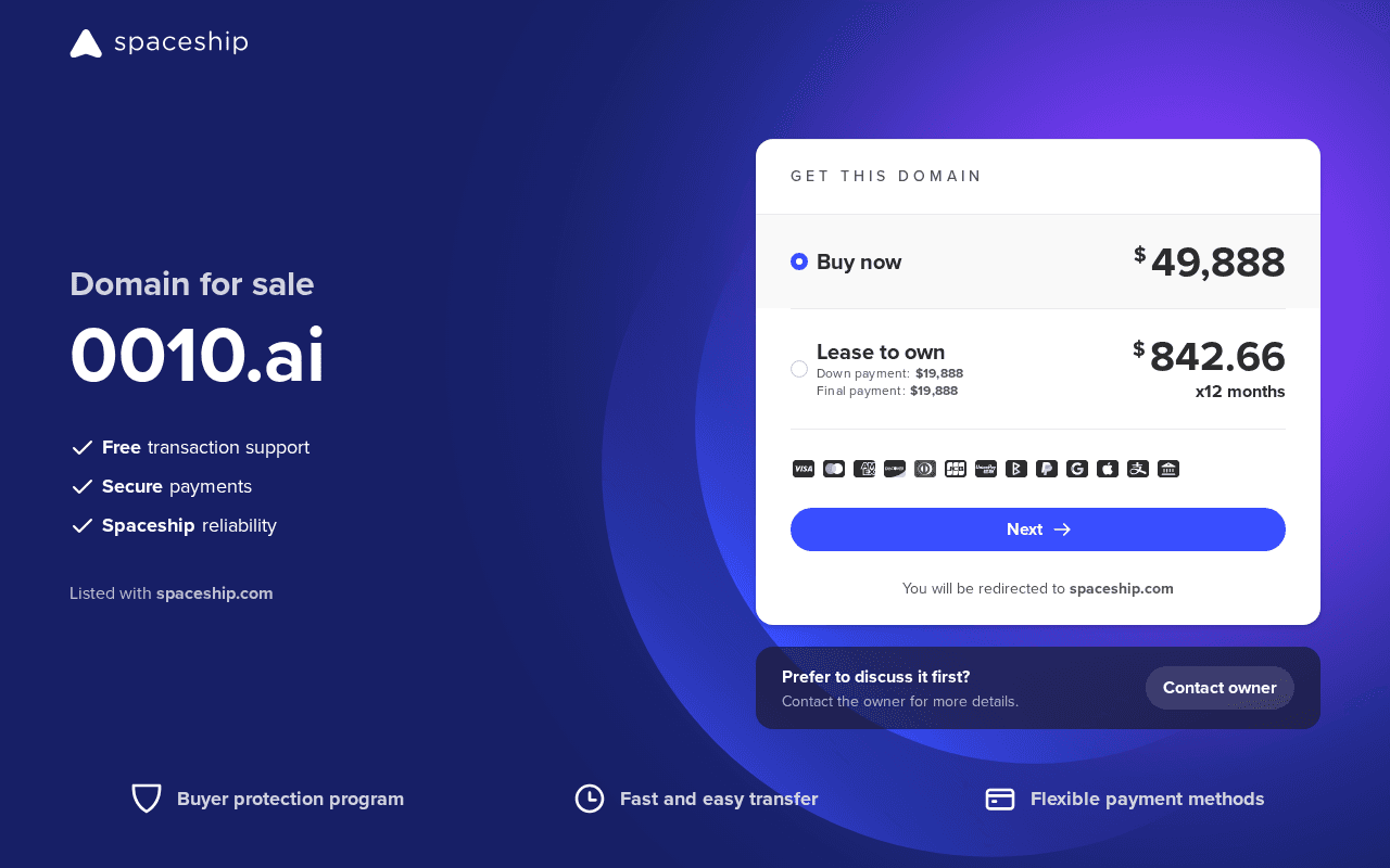 Screenshot of 0010.ai