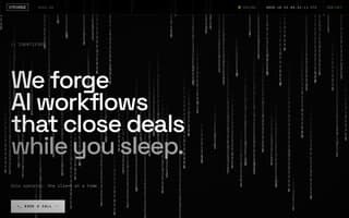 Screenshot of 01forge.ai