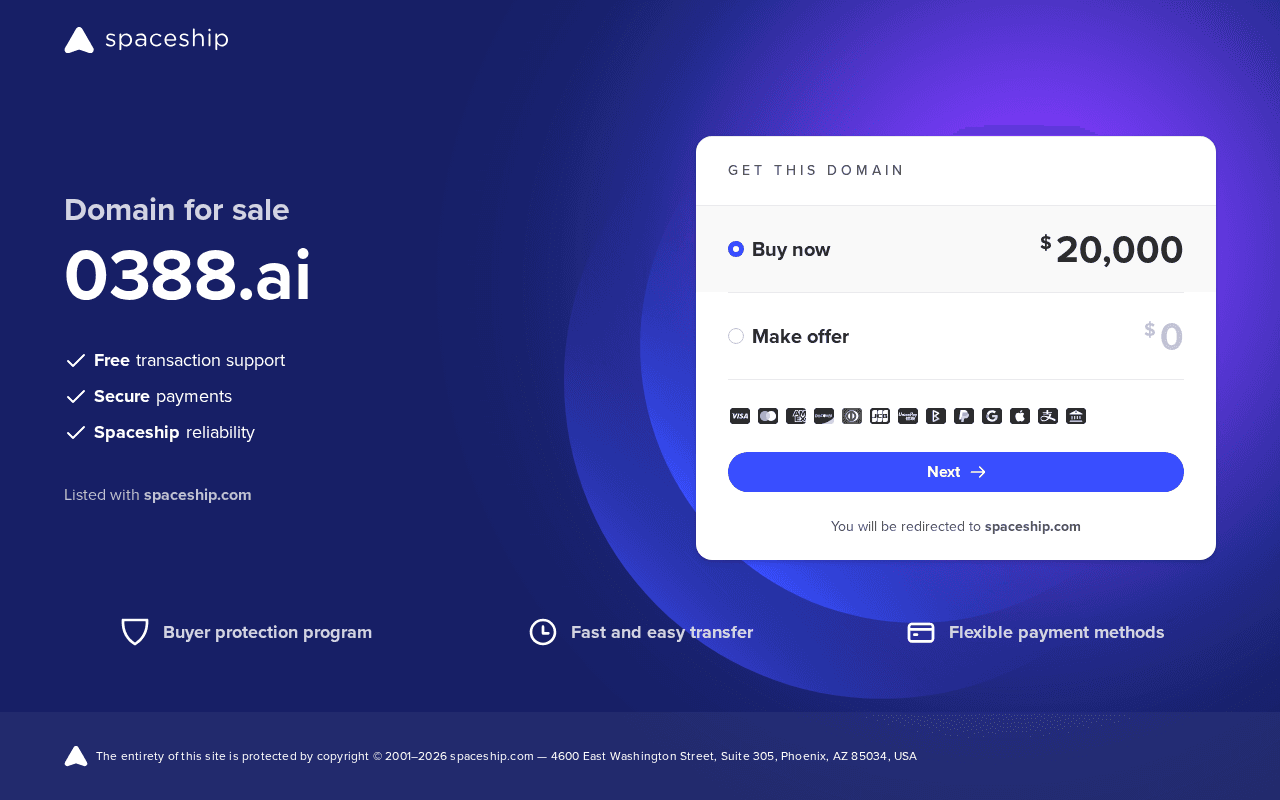Screenshot of 0388.ai