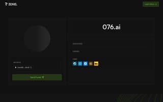Screenshot of 076.ai