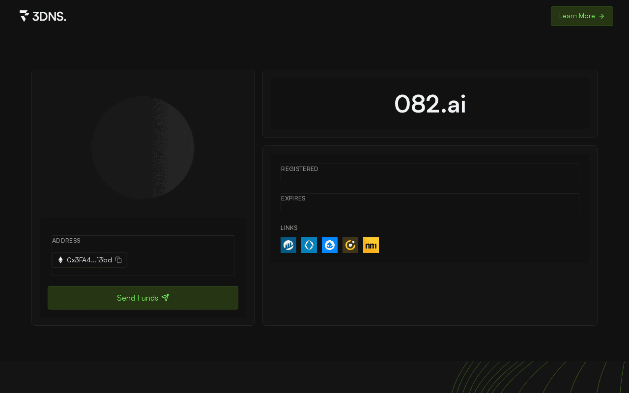 Screenshot of 082.ai