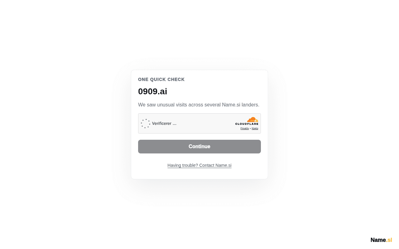 Screenshot of 0909.ai