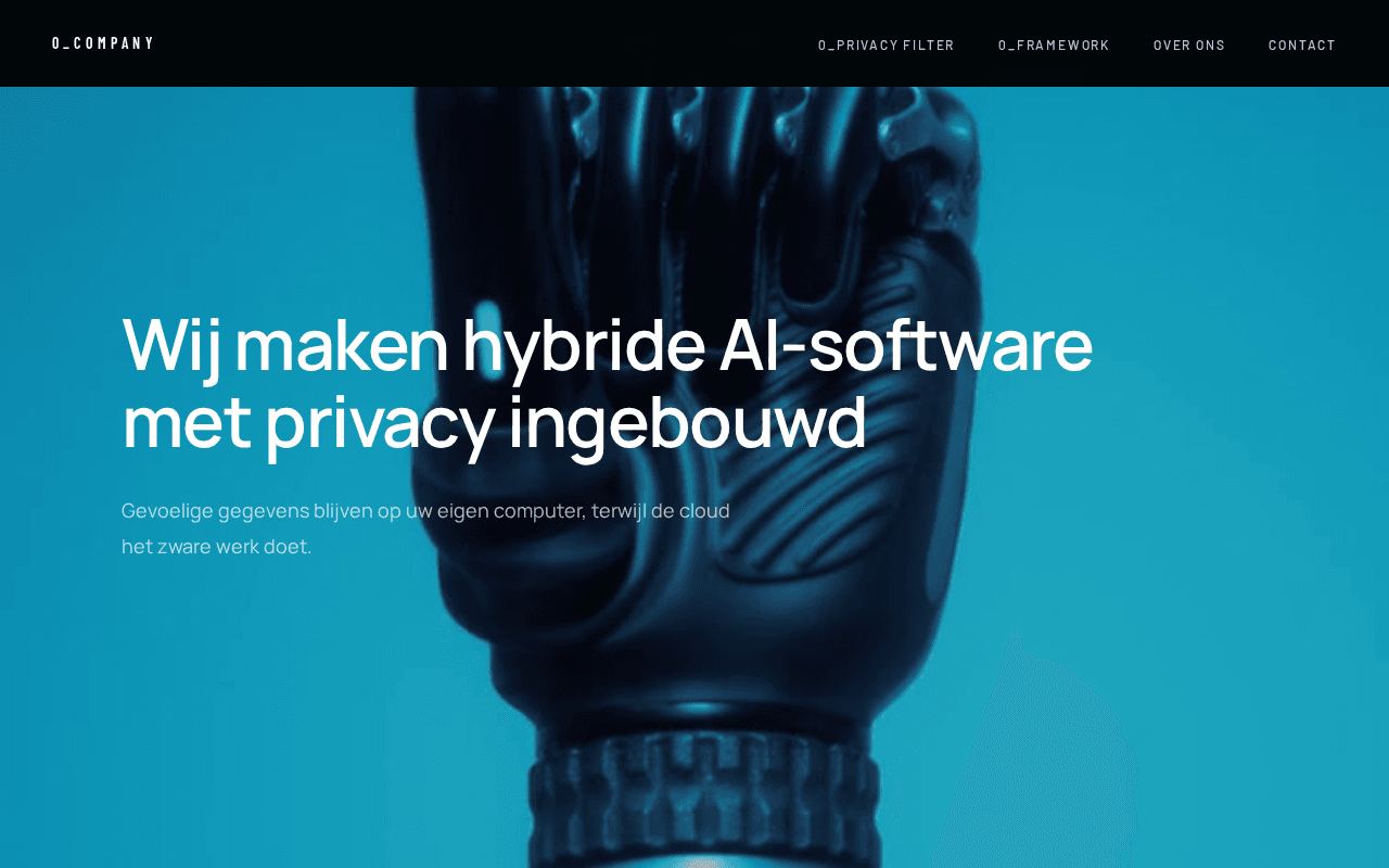 Screenshot of 0company.ai