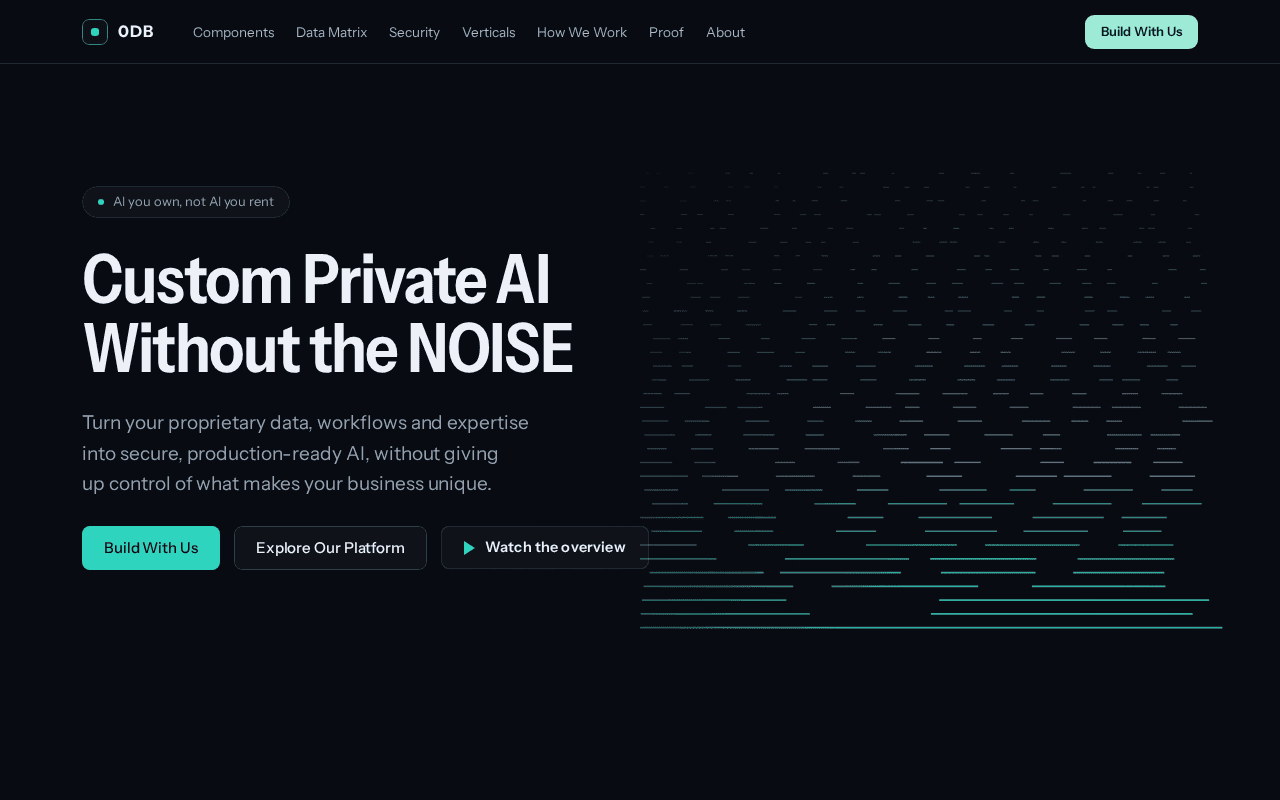 Screenshot of 0db.ai