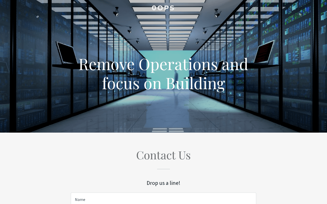 Screenshot of 0ops.ai