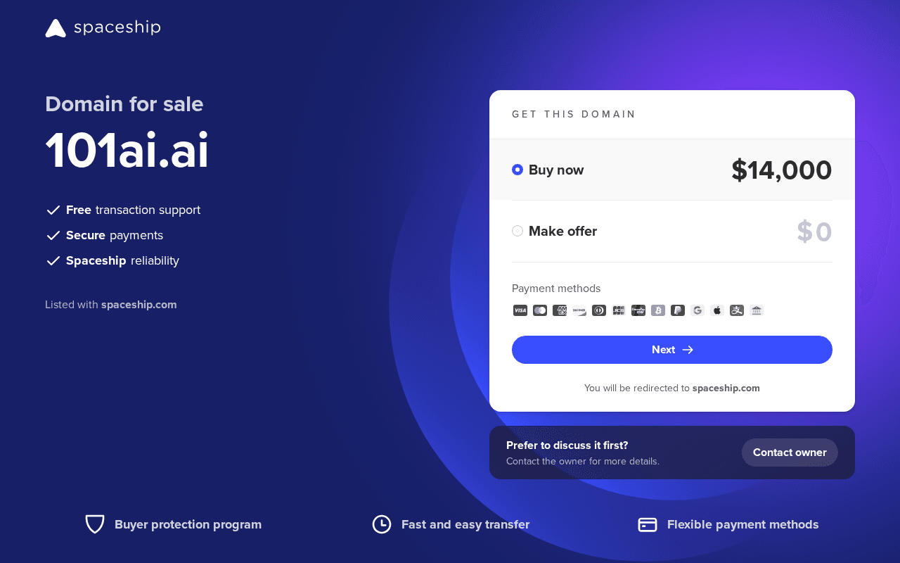 Screenshot of 101ai.ai