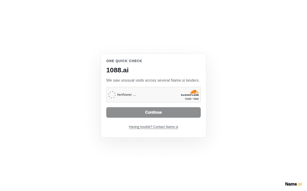Screenshot of 1088.ai