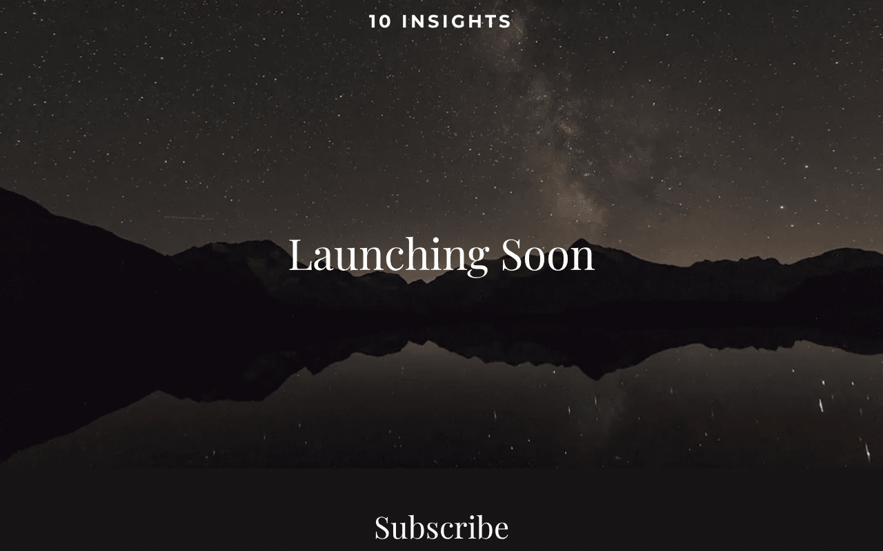 Screenshot of 10insights.ai