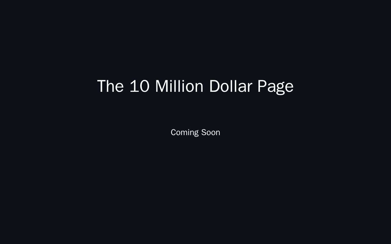 Screenshot of 10mil.ai
