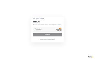 Screenshot of 1110.ai