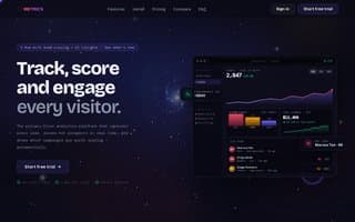 Screenshot of 11metrics.ai