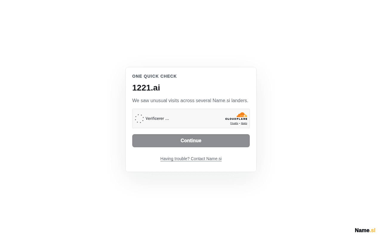 Screenshot of 1221.ai