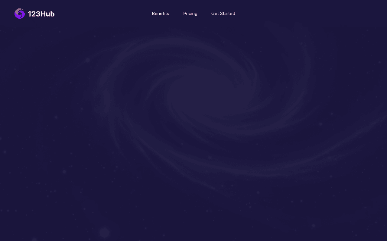 Screenshot of 123hub.ai