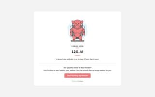 Screenshot of 12g.ai