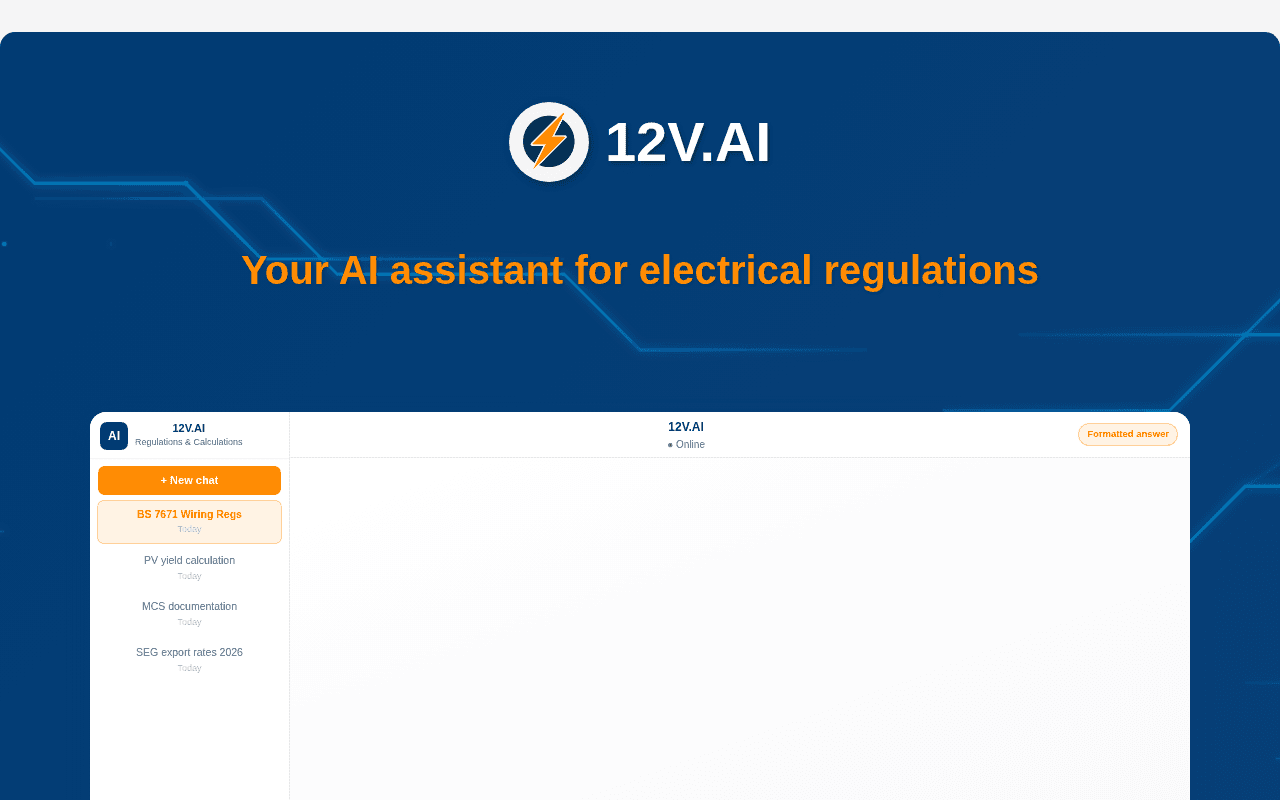 Screenshot of 12v.ai
