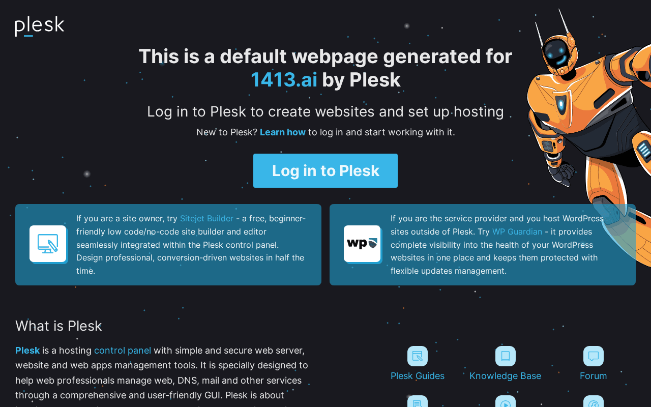 Screenshot of 1413.ai