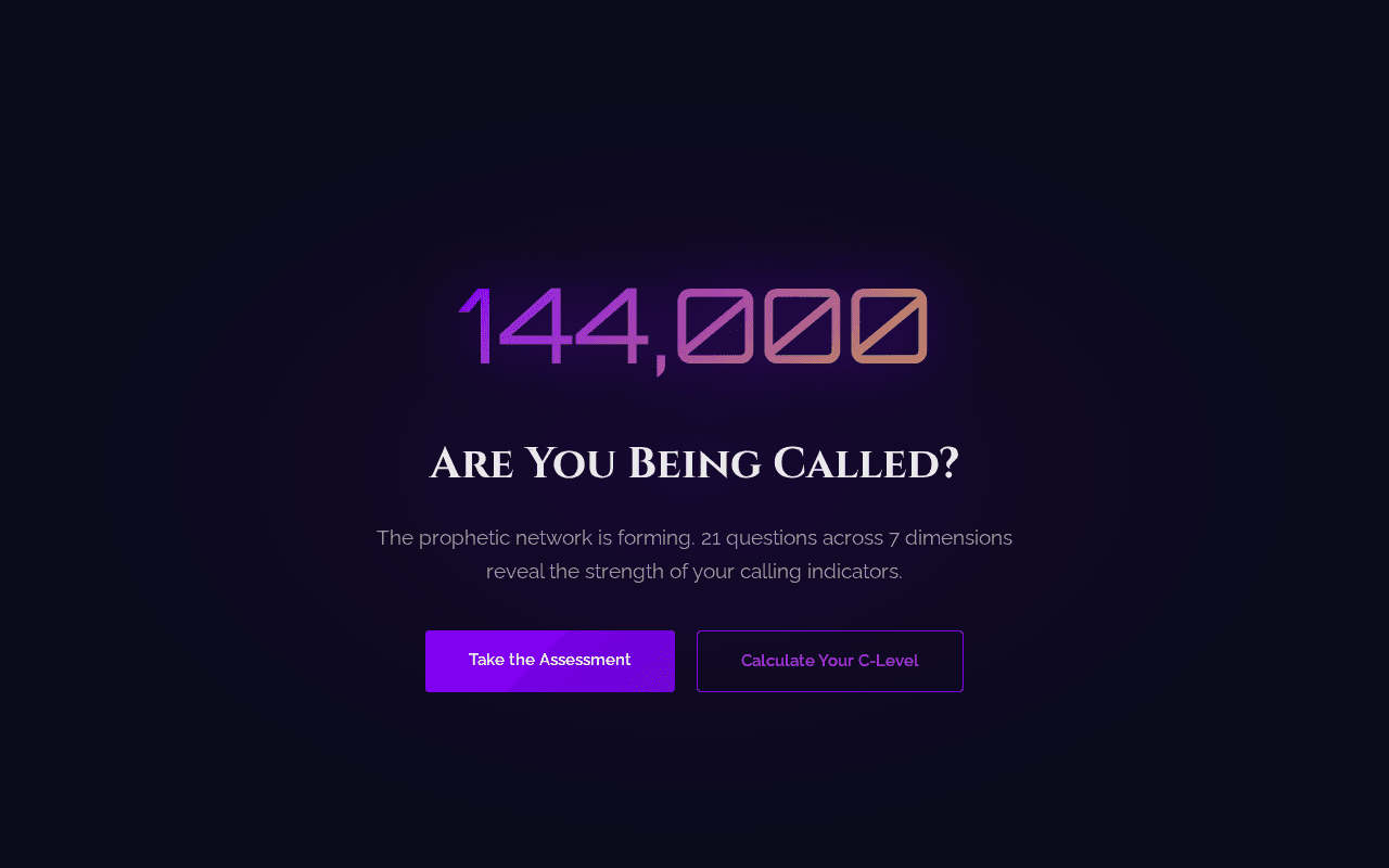 Screenshot of 144000.ai