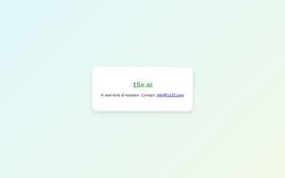 Thumbnail of 15x.ai