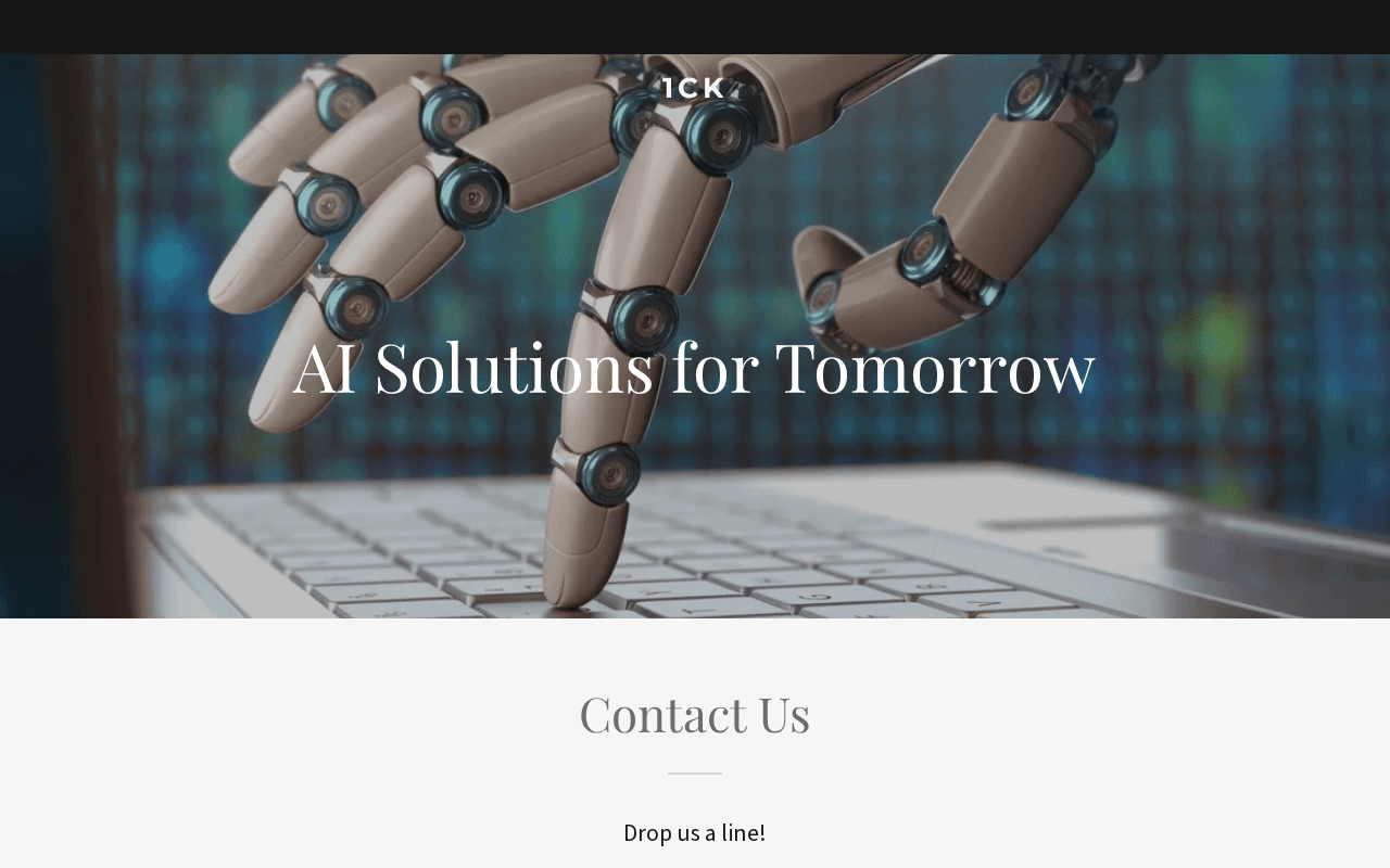 Screenshot of 1ck.ai