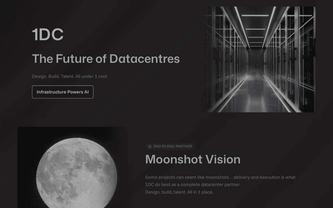 Screenshot of 1dc.ai