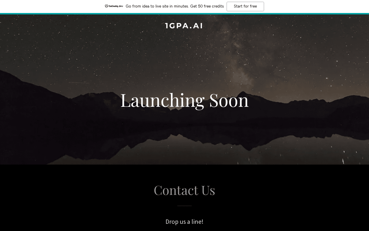 Screenshot of 1gpa.ai