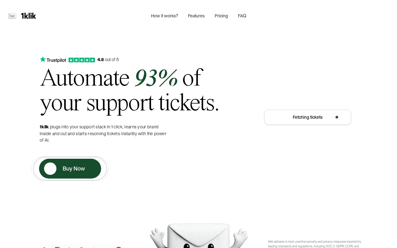 Screenshot of 1klik.ai