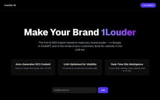 Thumbnail of 1louder.ai