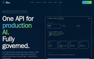 Screenshot of 1nce.ai