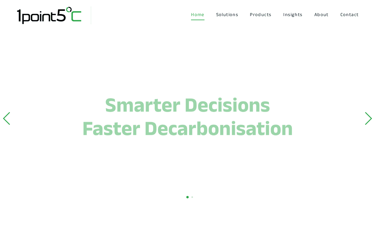 Screenshot of 1point5c.ai
