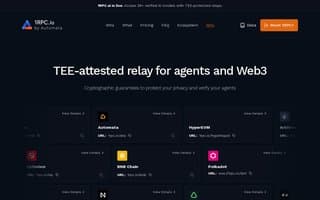 Screenshot of 1rpc.ai