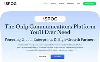 Screenshot of 1spoc.ai