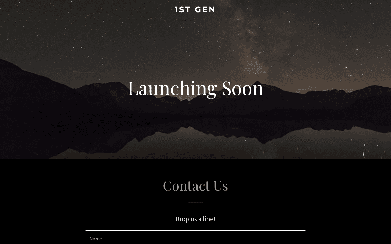 Screenshot of 1stgen.ai