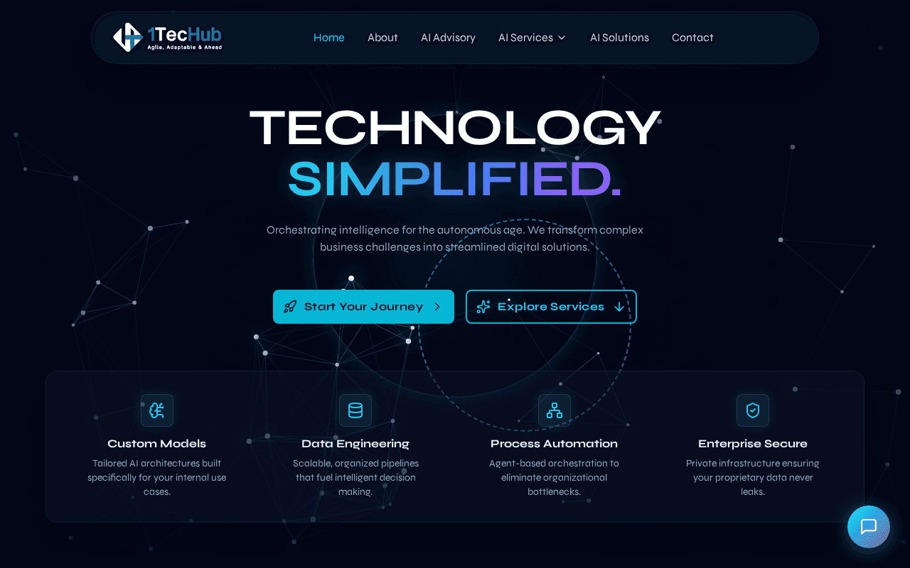 Screenshot of 1techub.ai
