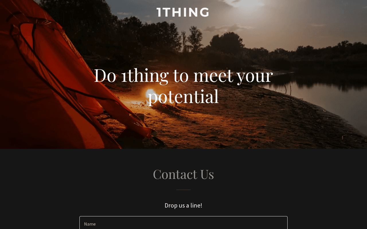 Screenshot of 1thing.ai