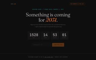 Screenshot of 2031.ai