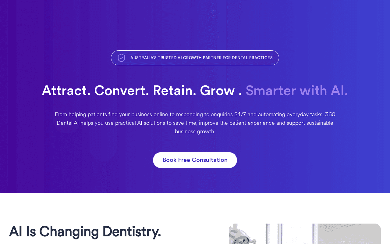 Screenshot of 360dental.ai