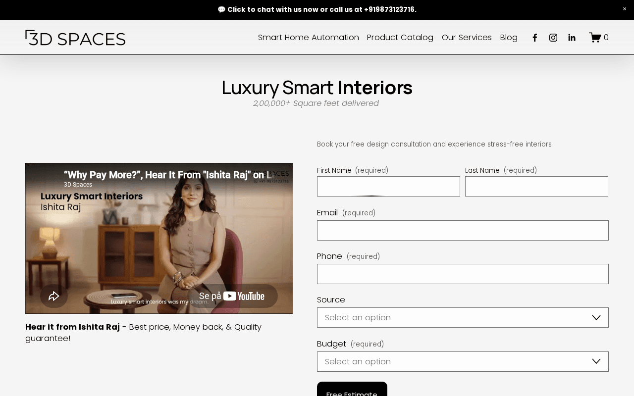 Screenshot of 3dspaces.ai