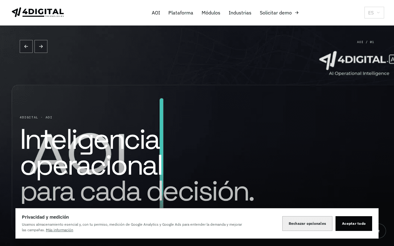 Screenshot of 4digital.ai