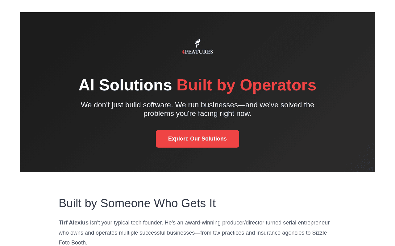 Screenshot of 4features.ai