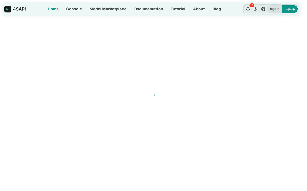 Screenshot of 4sapi.ai