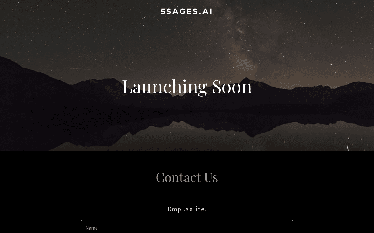 Screenshot of 5sages.ai