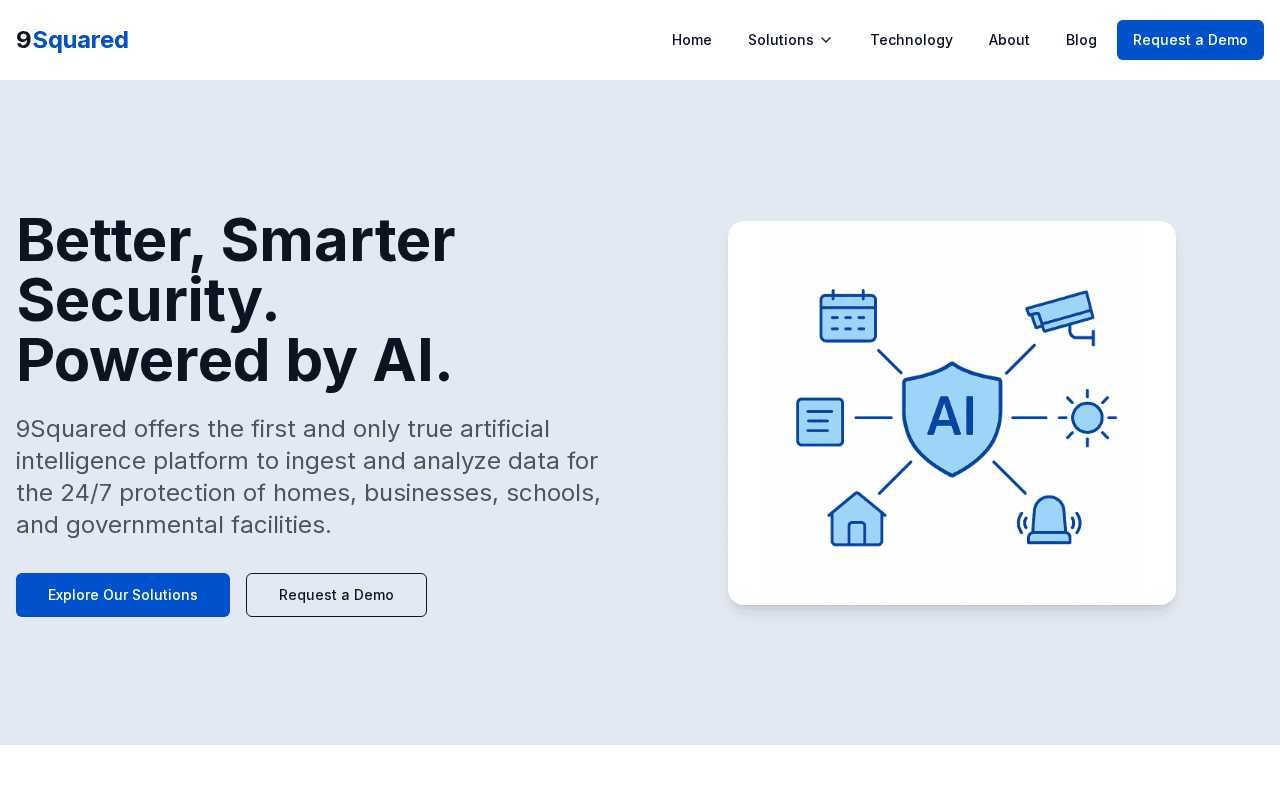 Screenshot of 9squared.ai