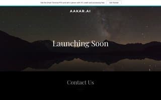 Screenshot of aakar.ai
