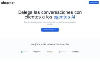 Screenshot of abrachat.ai