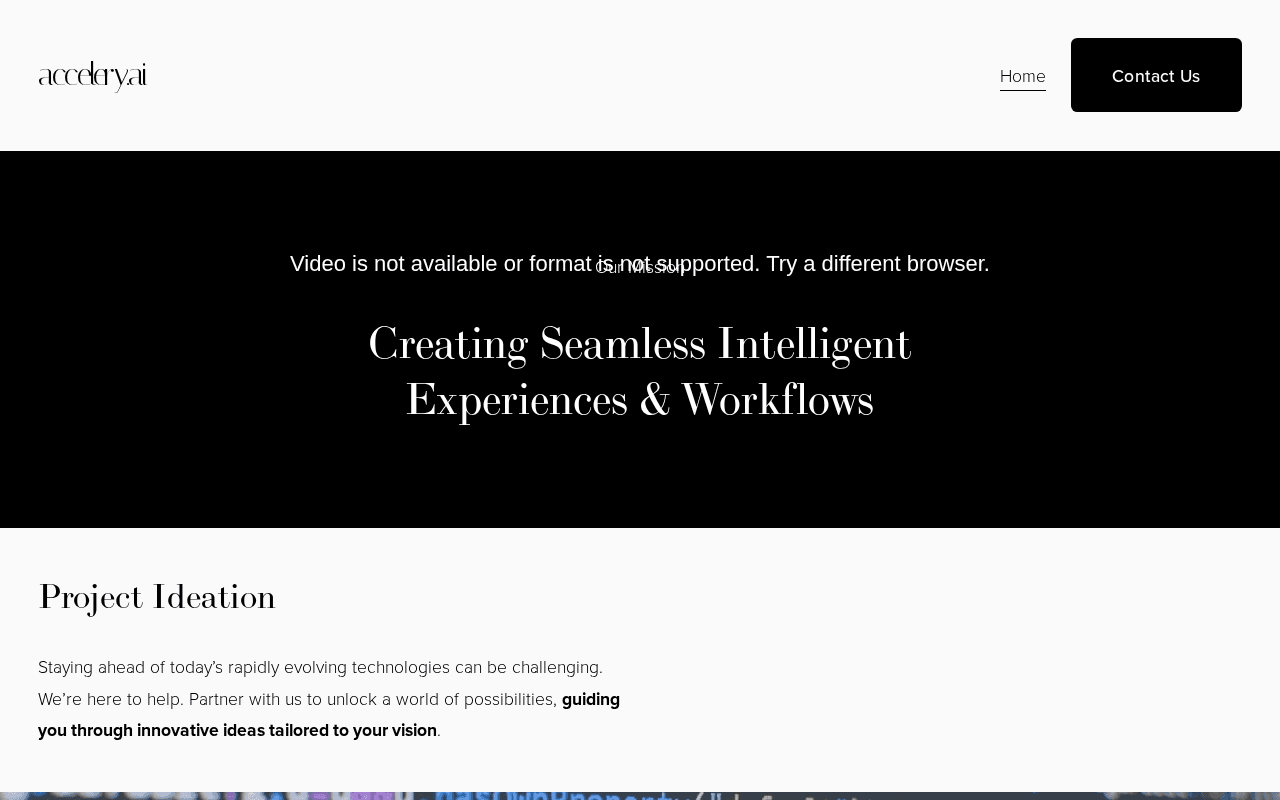 Screenshot of accelery.ai