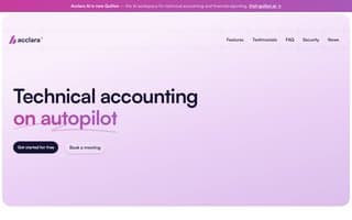 Screenshot of acclara.ai