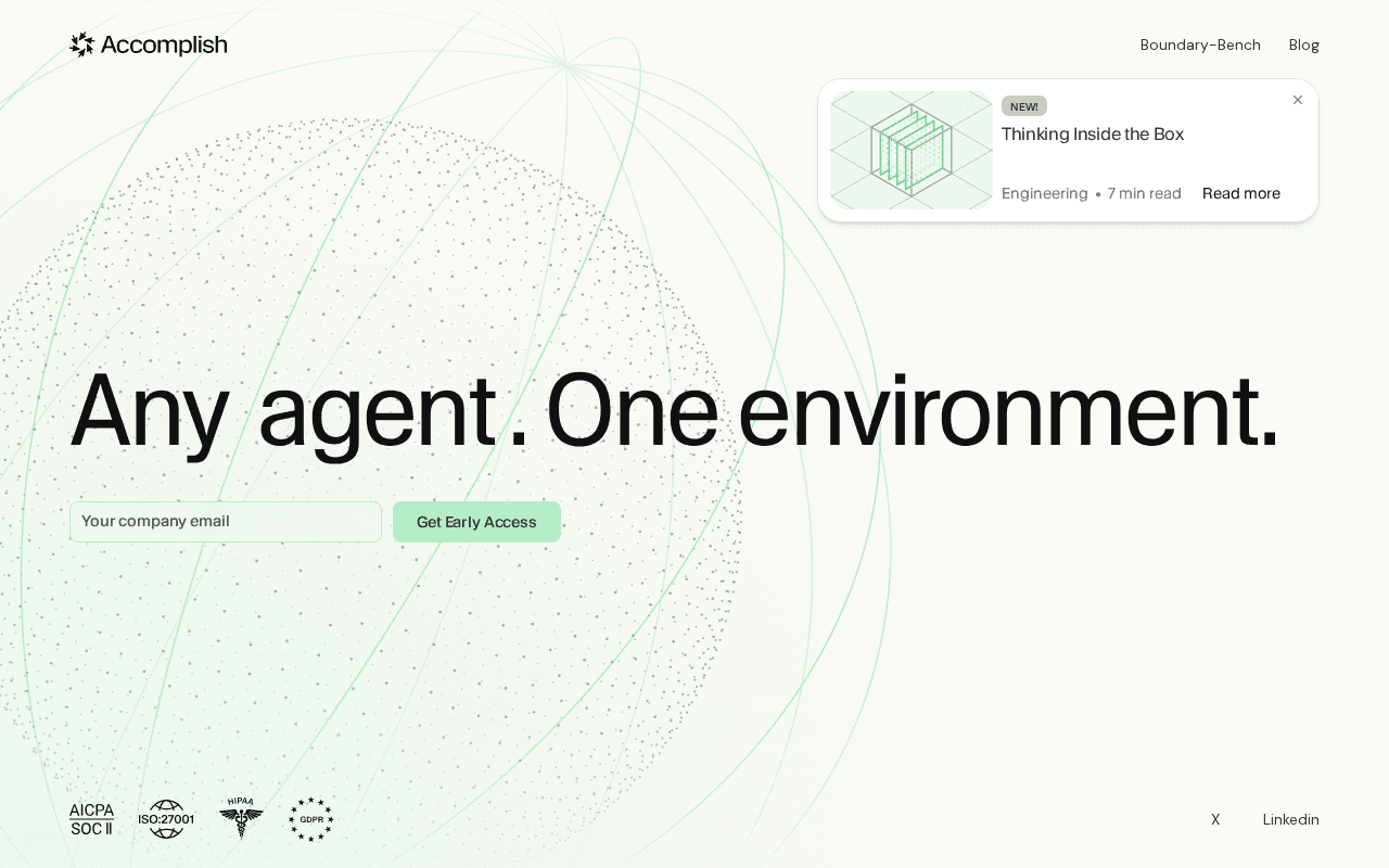 Screenshot of accomplish.ai
