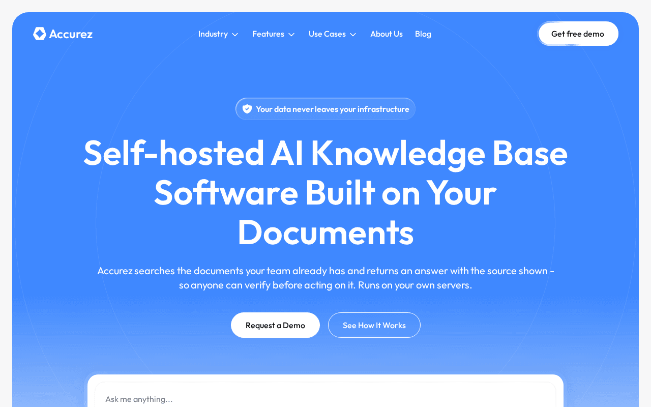 Screenshot of accurez.ai