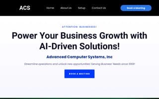 Screenshot of acsinc.ai