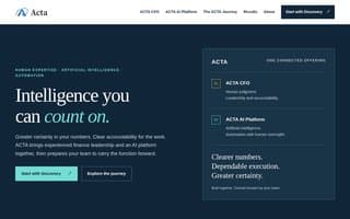 Screenshot of actagroup.ai